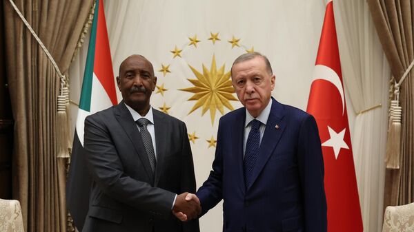 Cumhurbaşkanı Recep Tayyip Erdoğan, Sudan Egemenlik Konseyi Başkanı Abdulfettah el-Burhan ile görüştü - Sputnik Türkiye