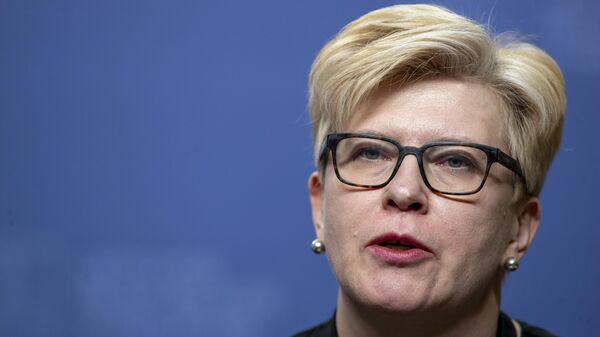 Litvanya Başbakanı Ingrida Simonyte - Sputnik Türkiye