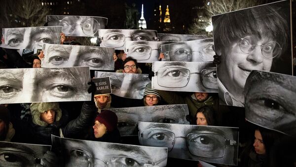 Charlie Hebdo protestosu - Sputnik Türkiye