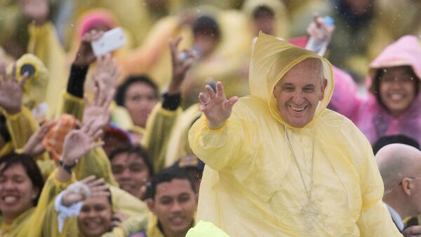 Papa, Tacloban ziyaretini yarıda kesti - Sputnik Türkiye