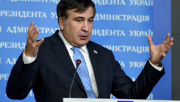 Eski Gürcistan Devlet Başkanı Mihail Saakaşvili - Sputnik Türkiye