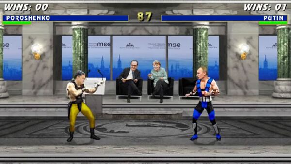 Mortal Kombat Ukrayna versiyonu: Poroşenko vs Putin - Sputnik Türkiye