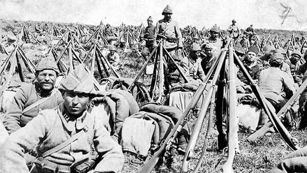 Birinci Dünya Savaşı'nda türk askerleri - Sputnik Türkiye