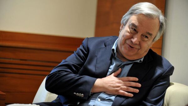 Birleşmiş Miletler Mülteciler Yüksek Komiseri (BMMYK) Antonio Guterres - Sputnik Türkiye