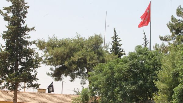 Türk askeri IŞİD'in sınır hattındaki hareketleri nedeniyle güvenlik önlemlerini en üst düzeye çıkardı. - Sputnik Türkiye