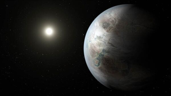 Kepler-452b adı verilen gezegen, adını yörüngesinde yer aldığı Kepler-452 yıldızından alıyor. - Sputnik Türkiye