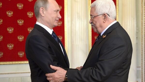 Vladimir Putin - Mahmud Abbas - Sputnik Türkiye