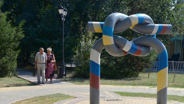 Kerç’teki Rusya-Ukrayna Dostluğu Anıtı. - Sputnik Türkiye
