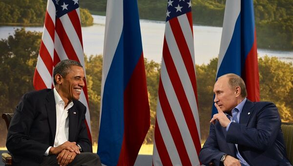 ABD Başkanı Barack Obama - Rusya Devlet Başkanı Vladimir Putin  - Sputnik Türkiye