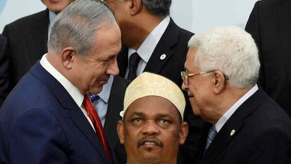 İsrail Başbakanı Benyamin Netanyahu- Filistin lideri Mahmud Abbas - Sputnik Türkiye