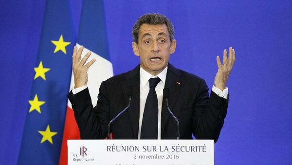Eski Fransa Cumhurbaşkanı ve Cumhuriyetçiler Partisi lideri Nicolas Sarkozy - Sputnik Türkiye