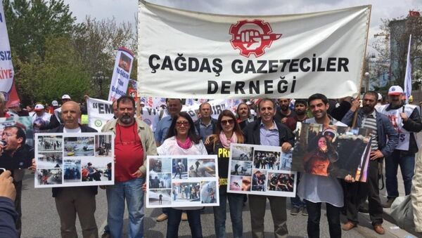 Çağdaş Gazeteciler Derneği - basın özgürlüğü - Sputnik Türkiye