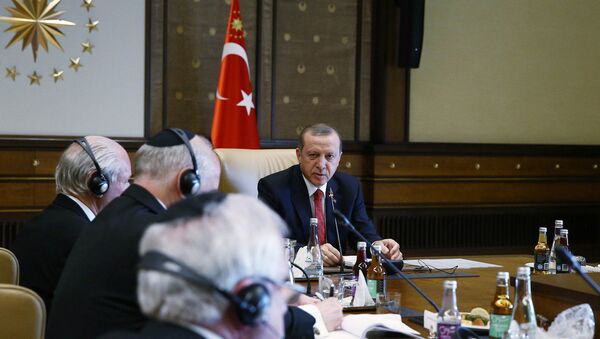 Cumhurbaşkanı Erdoğan, Yahudi kuruluşlarını kabul etti - Sputnik Türkiye