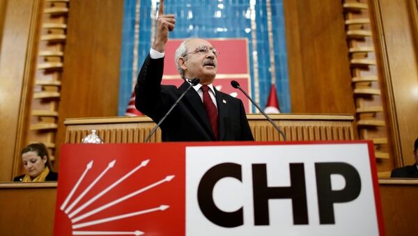 CHP Genel Başkanı Kemal Kılıçdaroğlu, partisinin TBMM Grup Toplantısına katılarak konuşma yaptı. - Sputnik Türkiye