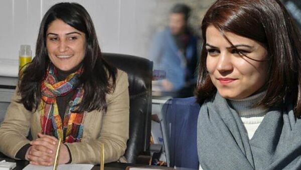 DBP eş başkanları Leyla Salman ile Zeynep Sipçik - Sputnik Türkiye