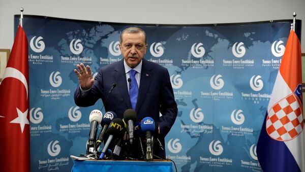 Cumhurbaşkanı Recep Tayyip Erdoğan, Hırvatistan'da - Sputnik Türkiye