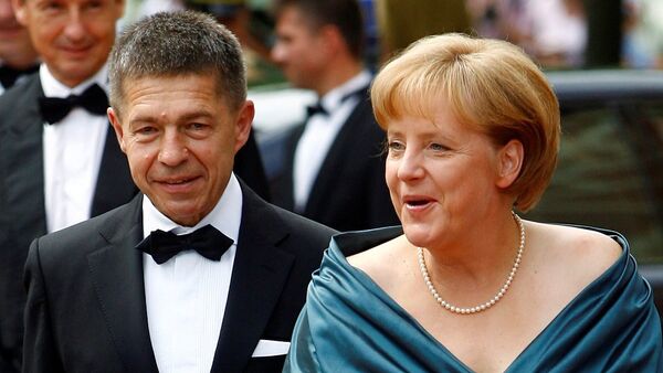 Joachim Sauer ve Angela Merkel - Sputnik Türkiye