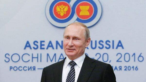 Rusya Devlet Başkanı Vladimir Putin, ASEAN liderleri toplantısı için Soçi'de. - Sputnik Türkiye