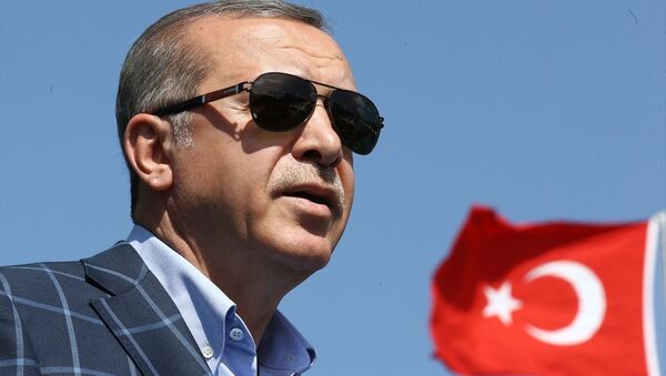 Cumhurbaşkanı Recep Tayyip Erdoğan, Diyarbakır'daki toplu açılış töreninde konuştu. - Sputnik Türkiye