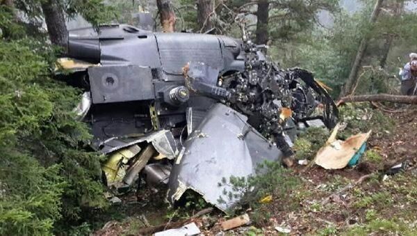 Giresun'da askeri helikopter düştü - Sputnik Türkiye