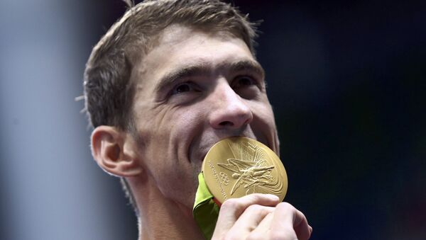ABD'li yüzücü Michael Phelps - Sputnik Türkiye