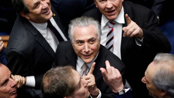 Brezilya Devlet Başkanı Michel Temer - Sputnik Türkiye