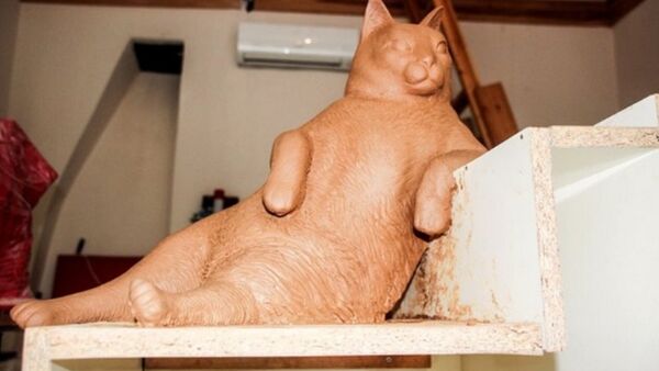 Kedi Tombili'nin heykeli - Sputnik Türkiye