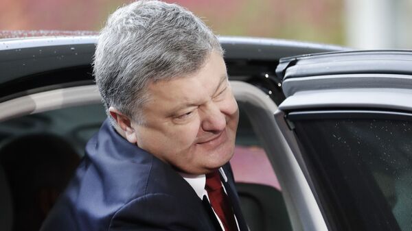 Президент Украины Петр Порошенко приехал на встречу лидеров стран нормандской четверки  в Берлин - Sputnik Türkiye