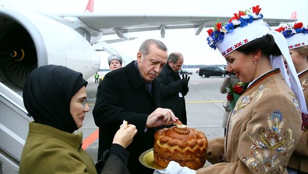 Recep Tayyip Erdoğan - Emine Erdoğan / Belarus - Sputnik Türkiye
