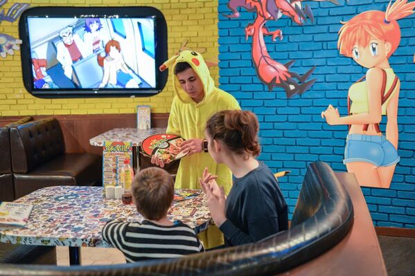 Moskova'da Pokemon temalı kafe açıldı. - Sputnik Türkiye