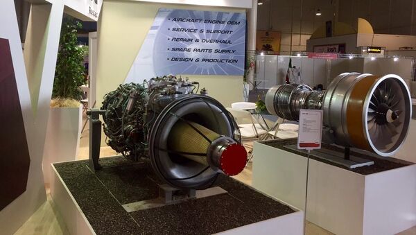Rus Birleşik Motor İnşaat şirketi ODK’ye ait uçak motorları. - Sputnik Türkiye