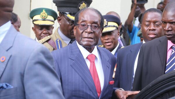 Zimbabve Devlet Başkanı Robert Mugabe - Sputnik Türkiye