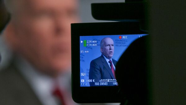 CIA Director John Brennan addresses a meeting at the Council on Foreign Relations, in New York, Friday, March 13, 2015 - Sputnik Türkiye