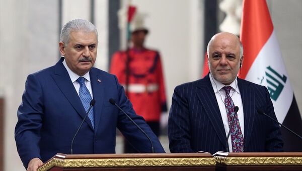 Başbakan Binali Yıldırım- Irak Başbakanı Haydar el İbadi - Sputnik Türkiye
