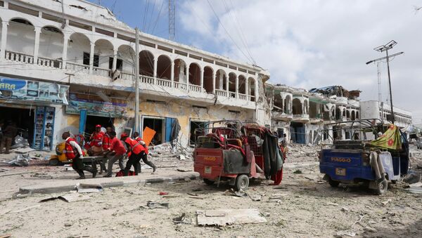 Somali'nin başkenti Mogadişu'da Dayah Otel'e saldırı düzenlendi - Sputnik Türkiye