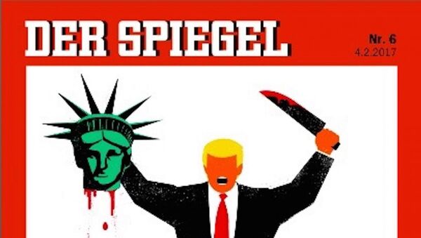 Der Spiegel'in Trump kapağı - Sputnik Türkiye