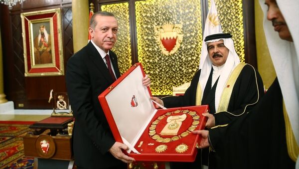 Cumhurbaşkanı Recep Tayyip Erdoğan Bahreyn'de - Sputnik Türkiye