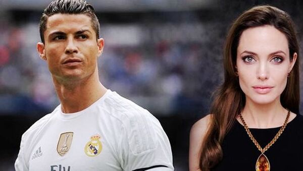 Cristiano Ronaldo ve Angelina Jolie - Sputnik Türkiye