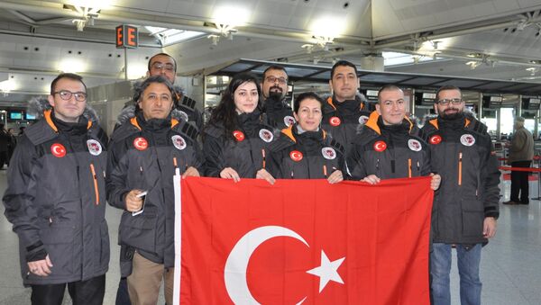 Antarktika'ya giden Türk ekibi - Sputnik Türkiye