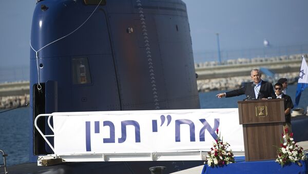 İsrail Başbakanı Benyamin Netanyahu / Denizaltı - Sputnik Türkiye