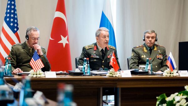 Antalya'da üç ülkenin genelkurmay başkanlarının toplantısı - Sputnik Türkiye