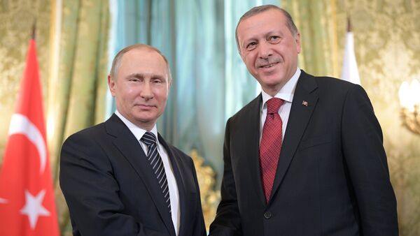 Vladimir Putin - Recep Tayyip Erdoğan / 10 Mart 2017 - Kremlin - Sputnik Türkiye