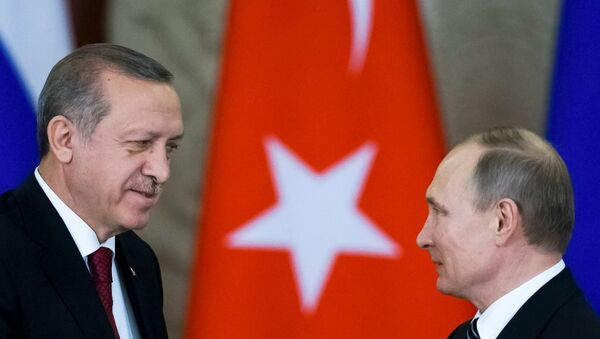 Türkiye Cumhurbaşkanı Recep Tayyip Erdoğan, Moskova'da - Sputnik Türkiye