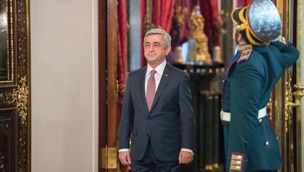 Ermenistan Devlet Başkanı Serj Sarkisyan - Sputnik Türkiye