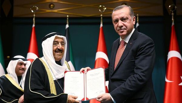 Kuveyt Emiri el Sabah'a Devlet Nişanı - Sputnik Türkiye