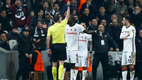 Vincent Aboubakar - Olympiakos - Beşiktaş maçı - Sputnik Türkiye
