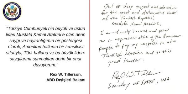 ABD Dışişleri Bakanı Tillerson Anıtkabir'deydi - Sputnik Türkiye