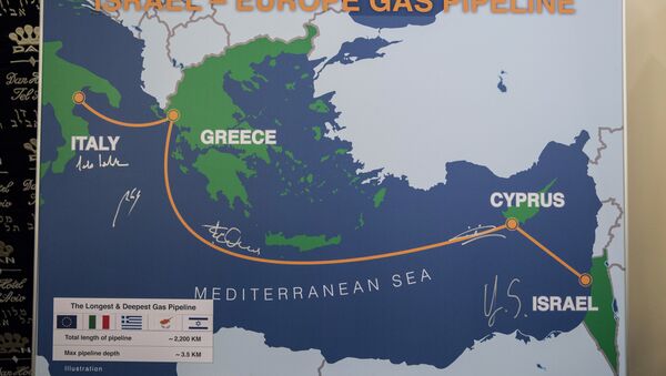 İsrail-Avrupa Doğalgaz Boru Hattı - Sputnik Türkiye