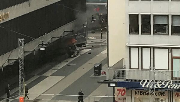 Stockholm'de kamyonlu saldırı - Sputnik Türkiye
