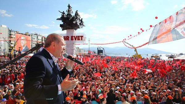 Recep Tayyip Erdoğan  - İzmir - Sputnik Türkiye